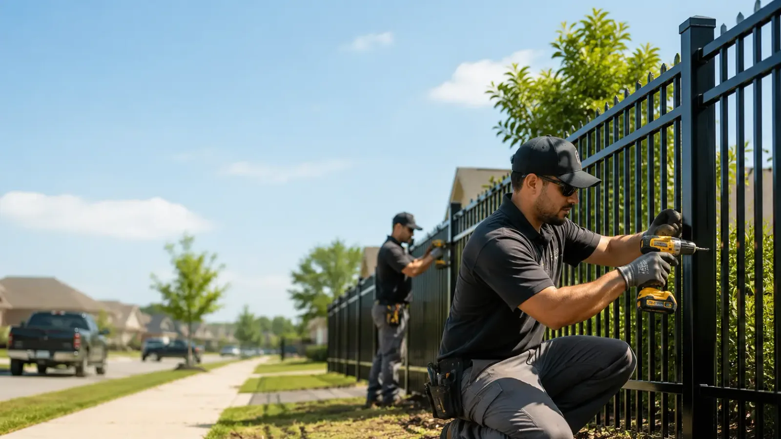 Metal Fence Installation in Flasher, ND
